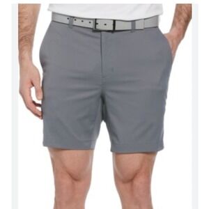 Pro Tour CoolPlay Golf Shorts Mens 38 Grey Excellent Flat Front Performance 9in